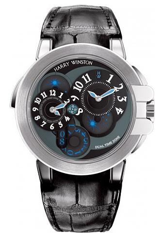 Harry Winston Ocean Dual Time 400/MATZ44WL.K1 Replica Watch